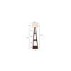 Sarah Beige Jute Shade Floor Lamp