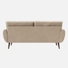 Faro Velvet 3 Seater Sofa in Cream Colour