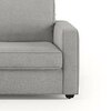 Apollo Compact Sofa (Colour : Vapour Grey, Cushion : Hard, Back Type : Regular, Seating Capacity : Left Aligned 2 Seater + Left Aligned Chaise + Ottoman)