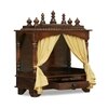 D'Dass Sheesham and Mdf Wooden Home Temple For Pooja Mandir For Home