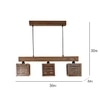 Lyon Brown Solid Wood Cluster Hanging Light