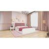 Viveka Engineered Wood Queen Size Bed In White Finish