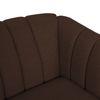 Mid Century Fabric Sofa (Brown)