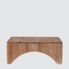 Tallado Solid Wood Carved Coffee Table With Arched Sides