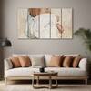 The Castle Decor Abstract Art Wall Painting Wooden Framed Digital Painting 27x48 Inch (Style 12)