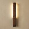 Slimline Brown Solid Wood Wall Lights