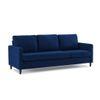 Monznij Sectional Fabric Sofa - Navy Blue