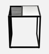 Sleek Metal Side Table in Black Colour