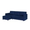 Wego 3 RHS Sofa cum Bed with Storage in Navy Blue Colour