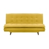 Hudson 3 Seater Sofa Cum Bed In Yellow Colour