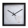 Aries Zodiac Wood Wall Clock with Minimal White Dial