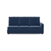 Apollo Compact Sofa (Colour : Lapis Blue, Cushion : Hard, Back Type : High Back, Seating Capacity : Left Aligned 3 Seater + Left Aligned Chaise + Ottoman)
