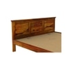 Stainfleld Sheesham Wood Queen Size Bed Non Storage Bed Honey OakOak Finish (60 x 78 inches)