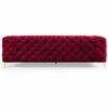 Cherish Fabric Sofa - Maroon