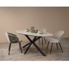 Scandinavian Atlas Dining Chair Matte Black Finish