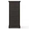 Alexandra Solid Wood Chest of Drawers in American Walnut Finish