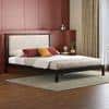 Satori Solid Wood Queen Size Bed In American Walnut Finish