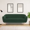 Colam Velvet 3 Seater Sofa in Green Colour