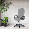 Pleash High Back Executive Chair in Grey Colour