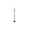Arniela Black Cotton Shade Floor Lamp