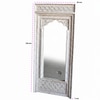 Jharokha Mirror Frame in White Colour