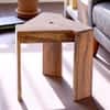 Avina End Table - Teak Finish