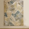 Luxe Home Polyester Abstract Carpet – (4x6 Feet, Multicolor, TPR)