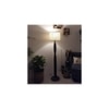 Aristro Beige Jute Floor Lamp with Beige Jute Base