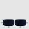 Serie O Ottoman in Navy Blue Colour