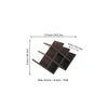Kassel Sheesham Wood Wine Rack for 8 Bottles in Mahogany Finish