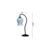 Multicolor Mosaic Glass Curvy Table lamp with Iron Base (EN28)