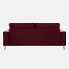 Nency Velvet 3 seater Sofa Maroon