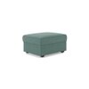 Apollo Sectional Fabric Sofa (Colour : Dusty Turquoise Velvet , Seating Capacity : Right Aligned 3 Seater + Chaise+ Ottoman  Cushion Type : Soft )