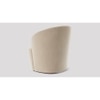 Aron Fabric Accent Chair in Cream Colour