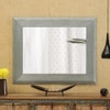 Metal Clad Antiqued rectangular Wall Mirror