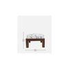 solaer solid wood  ottoman in  provincial teak finish