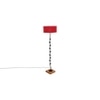 Elin Maroon Cotton Shade Floor Lamp