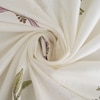 Ayan White Floral 400 TC Cotton Flat Double Queen Size Bedsheet with 2 Pillow Covers – Threads
