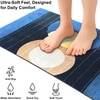 Luxe Home Blue Moon Design Rubber Doormat -(35x58 cm)