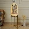 Gentle Giant Foldable Metal Electric Floor Lamp in White Colour