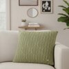 Holly Dried Herb Knitted Cushion Cover  16X16 Inches