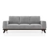 Granada Essential 3 Seater Fabric Sofa in Granite Weave Colour