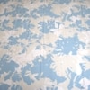 Axel Blue Abstract 350 TC Cotton Flat Queen Size Bedsheet with 2 Pillow Covers – Threads