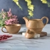 Kanso Pour Yellow Modern Ceramic Pouring Set