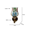Devansh Metal Electric Wall Light in Gold Colour with Multi Shade Count of 1 Light