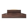 Arisa King Size Bed In Walnut Finish