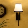 Devansh Metal Electric Wall Light in Black Colour with Multi Shade Count of 1 Light