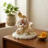 Devotional Lotus Bliss Gopal Statue in White Colour