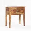 Mko Solid Wood Console Table in Teak Finish