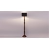 Camryn Brown Cotton Shade Floor Lamp